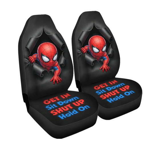 Spider-Man Car Seat Cover – Universal Stretch Fit