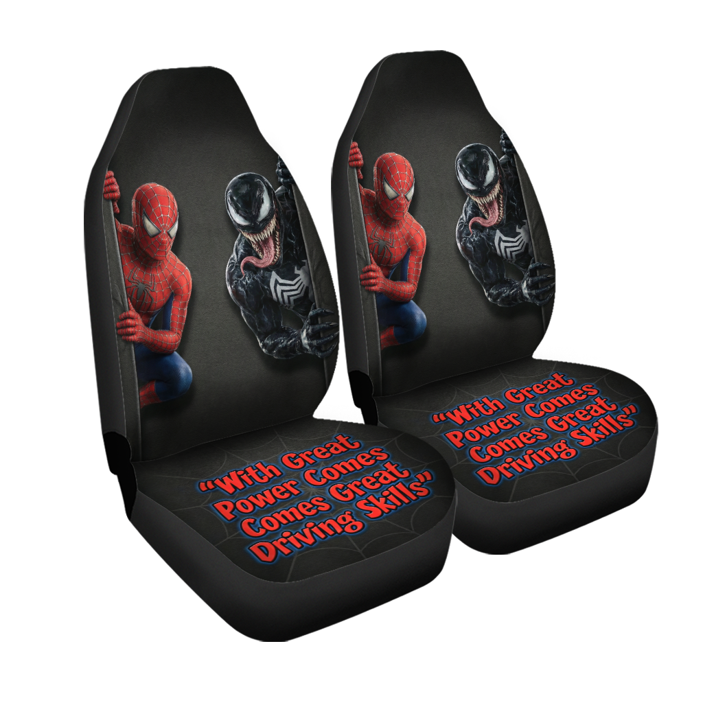 Spider-Man Car Seat Covers – Easy Install Universal Fit