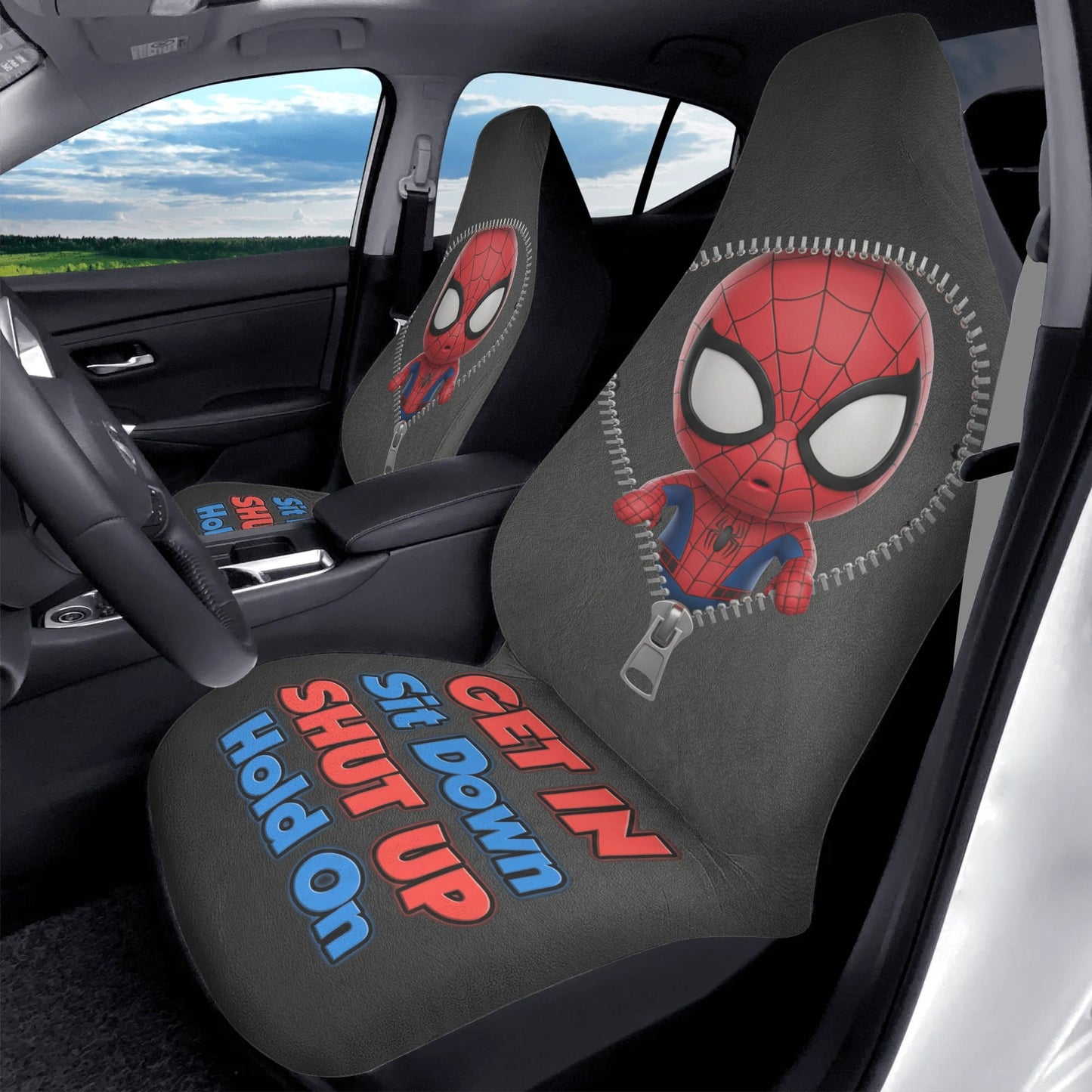 Spider-Man Car Seat Covers