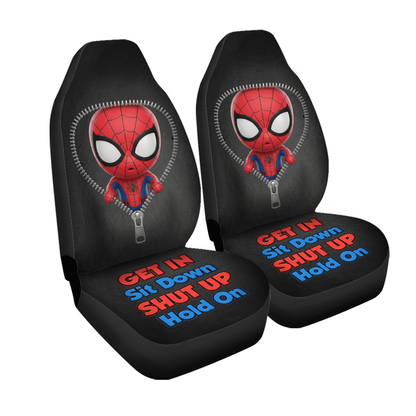 Spider-Man Car Seat Covers – Stretch-Fit Auto Seat Covers