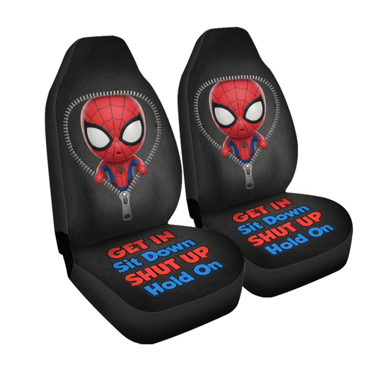 Spider-Man Car Seat Covers – Stretch-Fit Auto Seat Covers