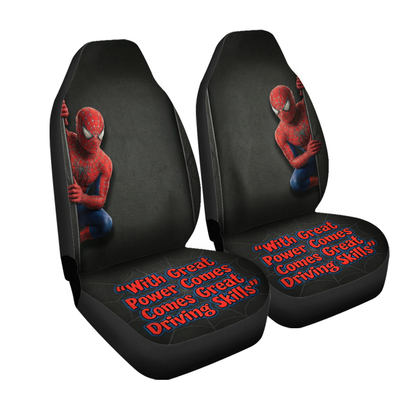 Spider-Man Car Seat Covers – Universal Fit Front Seats