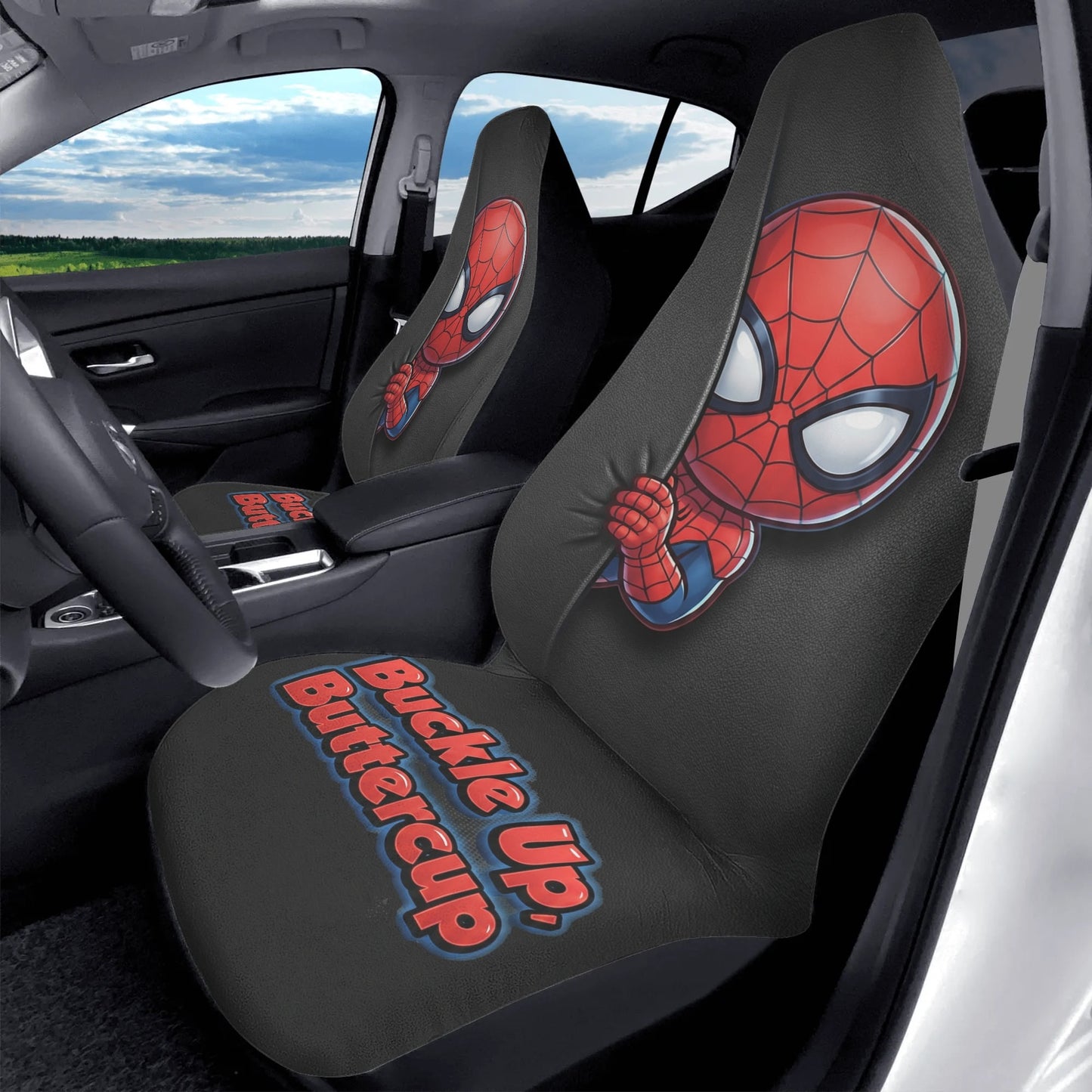 Spider-Man Car Seat Covers