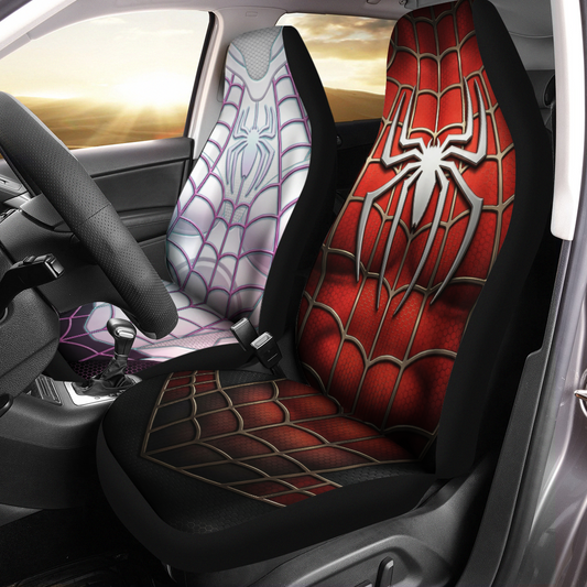 Spider-Man Couple Car Seat Covers – Universal Fit Front Seats
