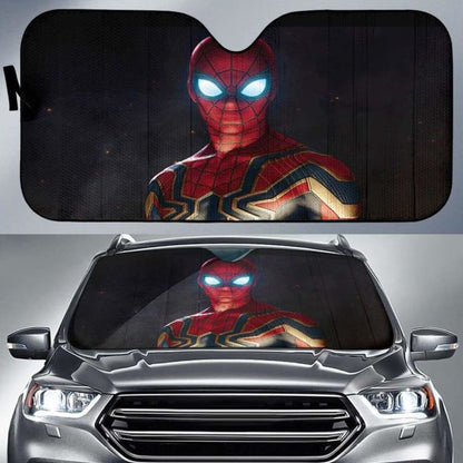 Spider Man Iron Suit Car Sun Shades 918b Universal Fit