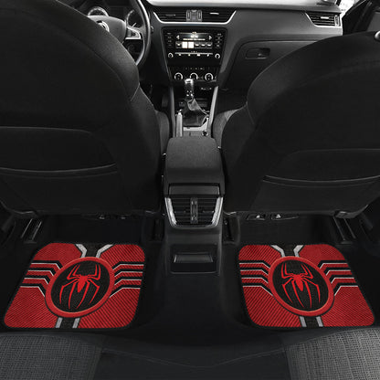 Spider Man Logo Car Floor Mats Custom For Fans Ci230111-10a