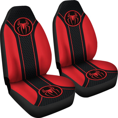 Spider Man Logo Car Seat Covers Custom For Fans Ci221229-06
