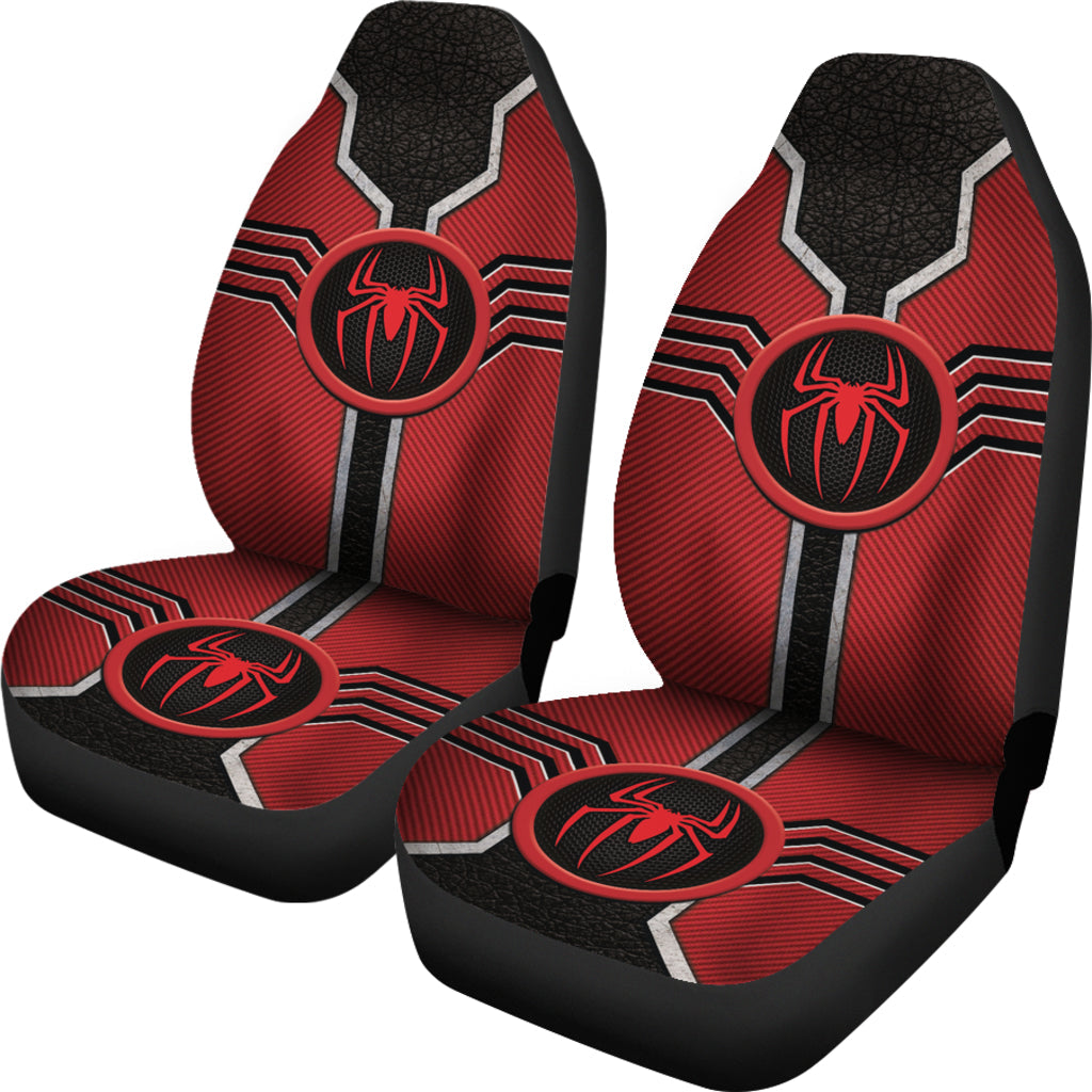 Spider Man Logo Car Seat Covers Custom For Fans Ci230106-10