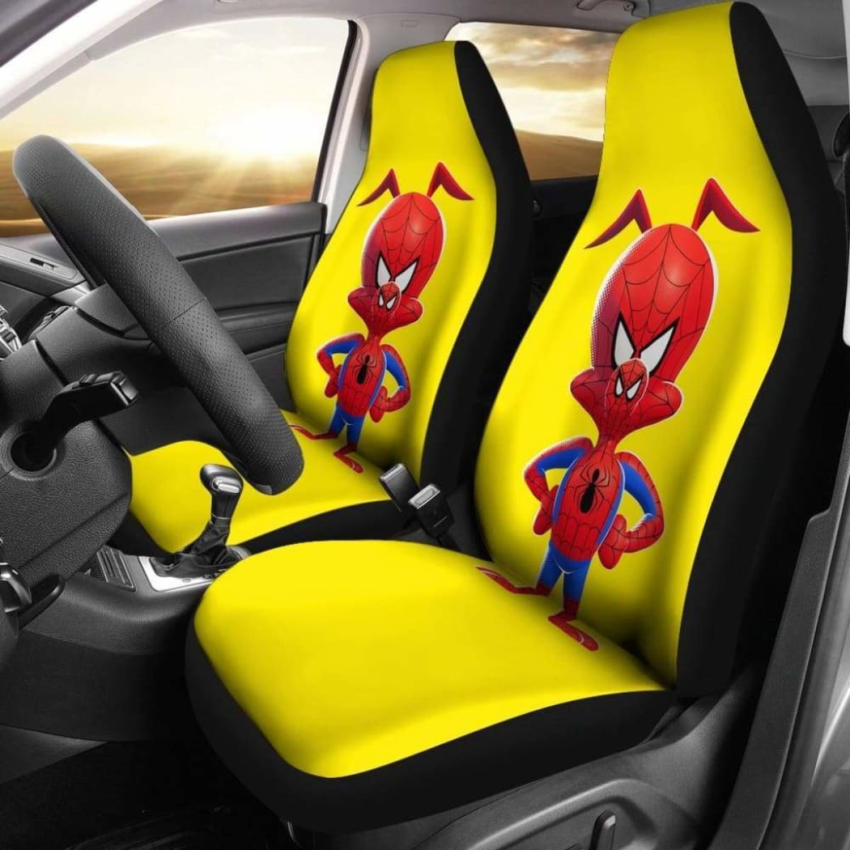 Spider Man Pig Into The Spider Verse Seat Covers 101719 Universal Fit