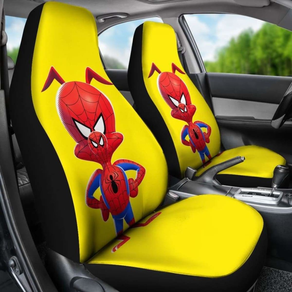 Spider Man Pig Into The Spider Verse Seat Covers 101719 Universal Fit