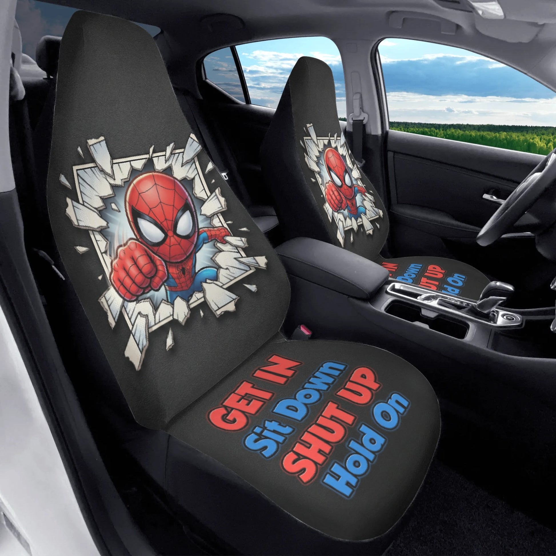 Spider-Man Car Seat Covers