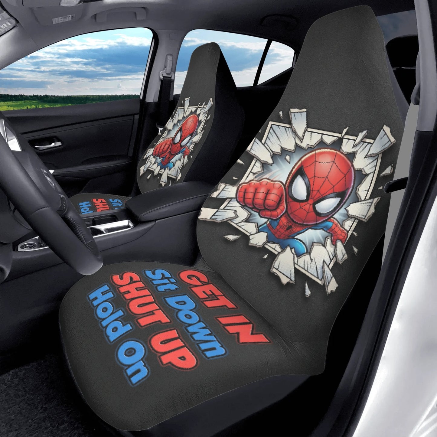 Spider-Man Car Seat Covers