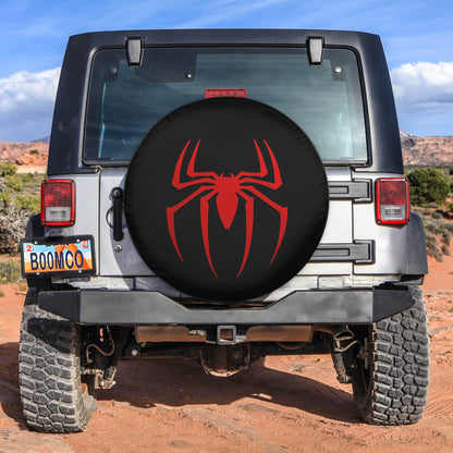 Spider Red Fashion Spare Tire Cover