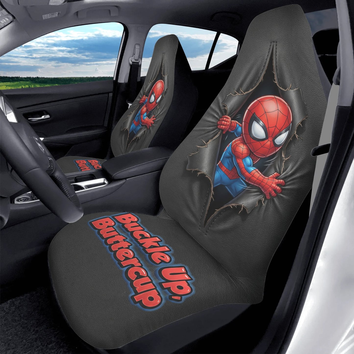 Spider-Man Car Seat Covers