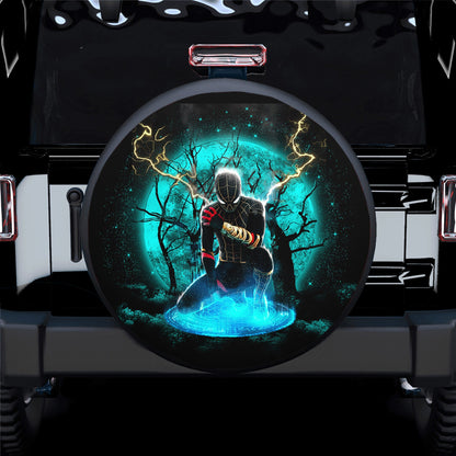 Spiderman Black Suit No Way Home Moonlight 1 Spare Tire Cover