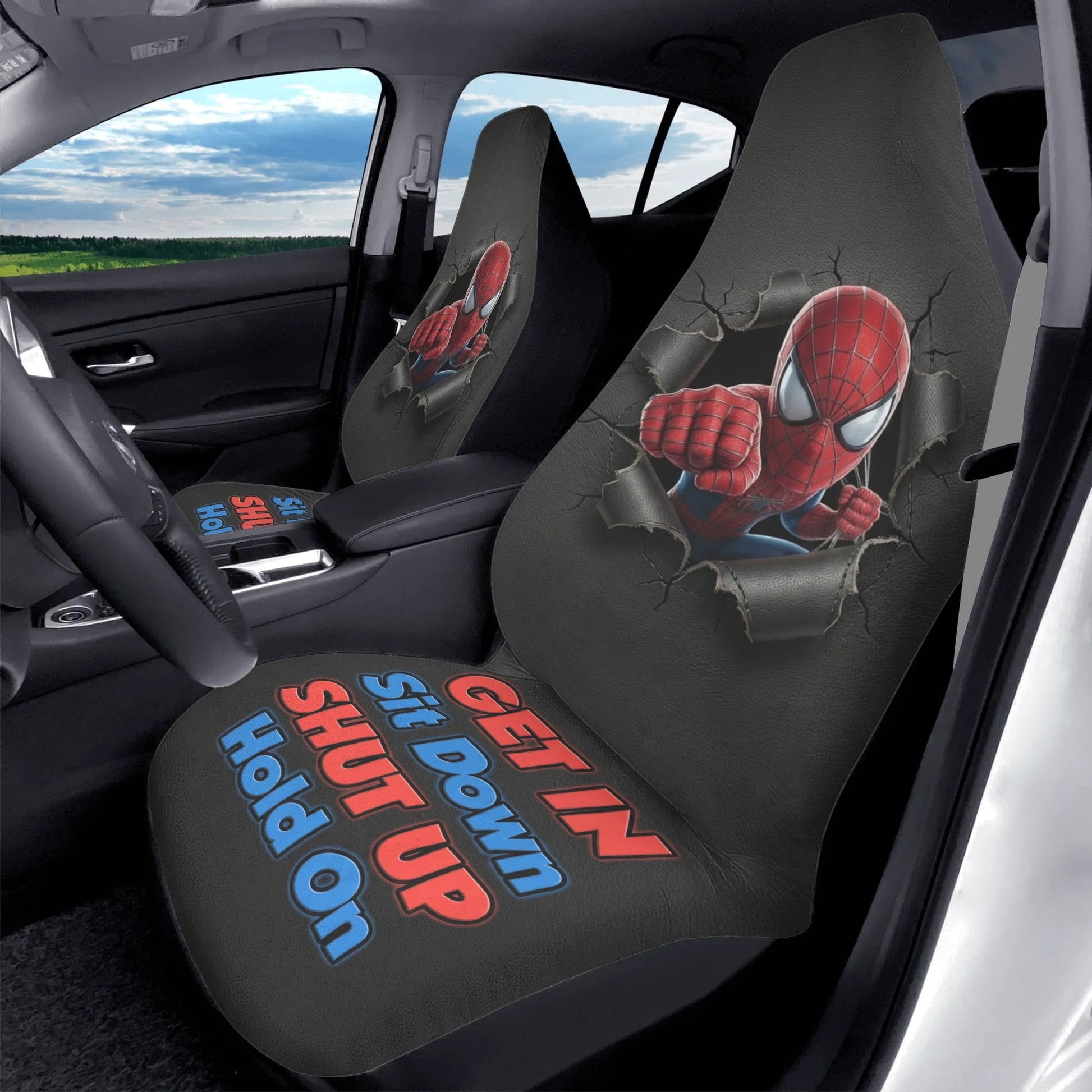 Spider-Man Car Seat Covers
