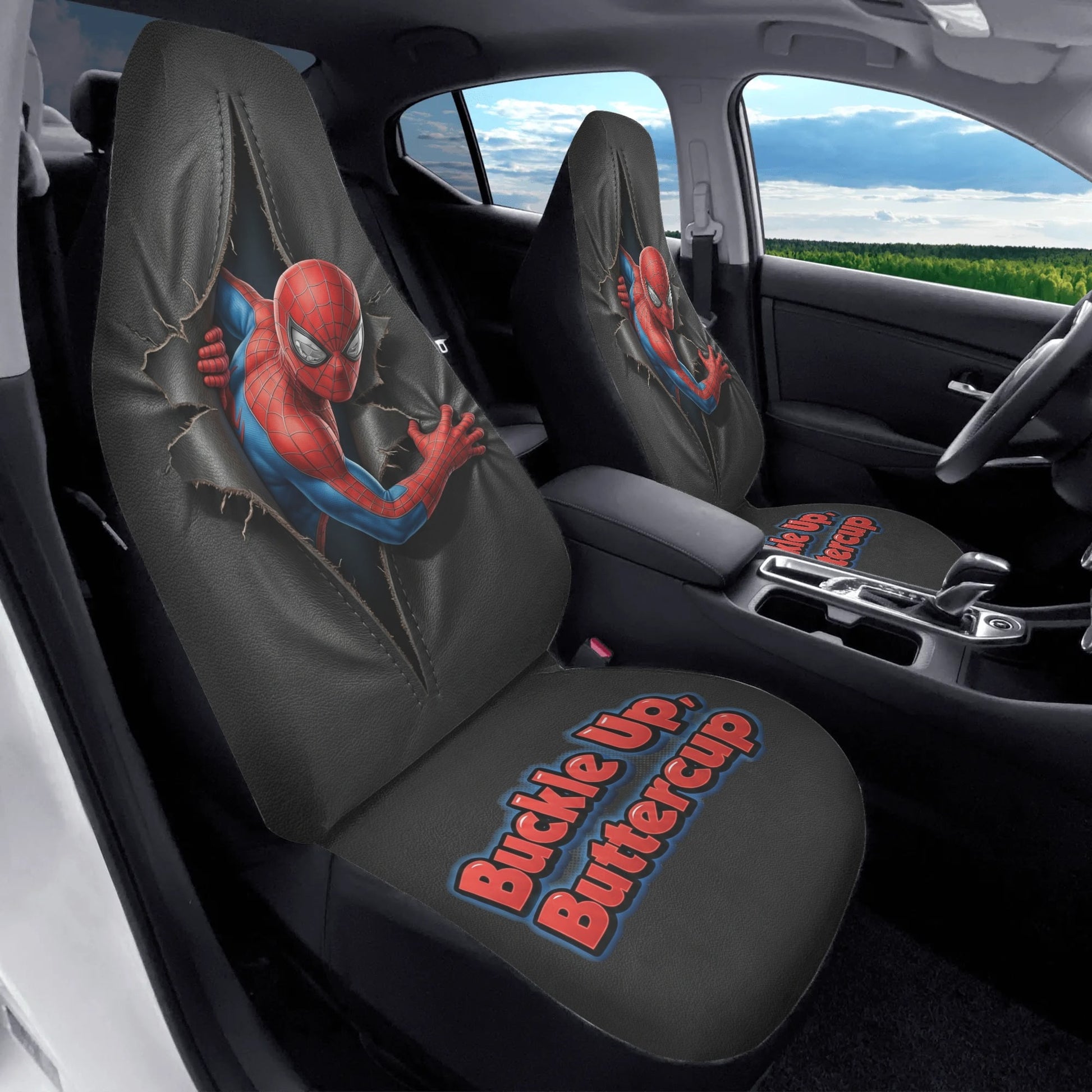 Spider-Man Car Seat Covers