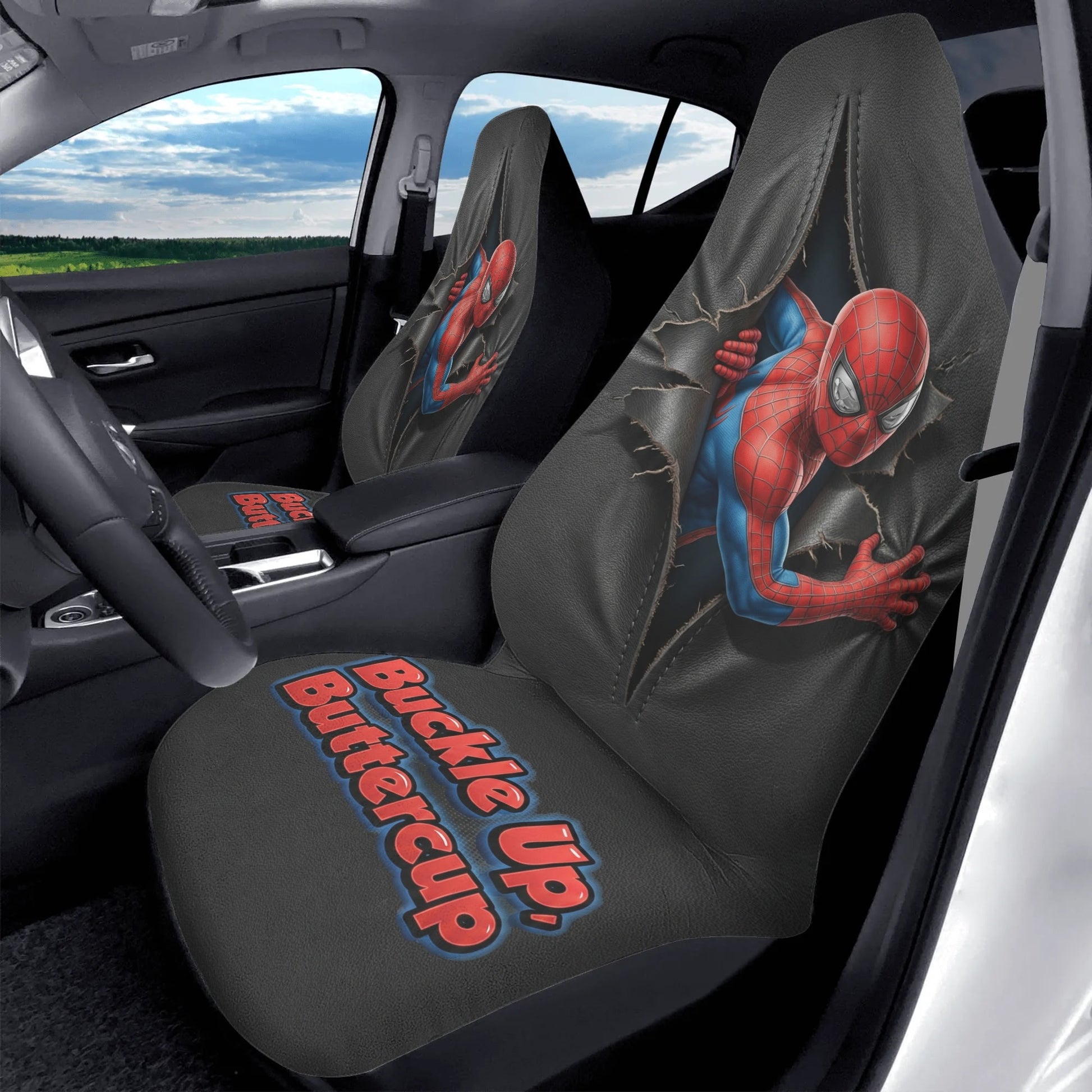 Spider-Man Car Seat Covers