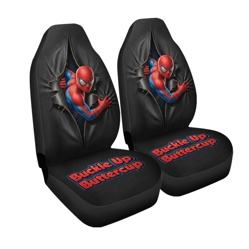 Spiderman Car Seat Covers – Auto Seat Cover Pair
