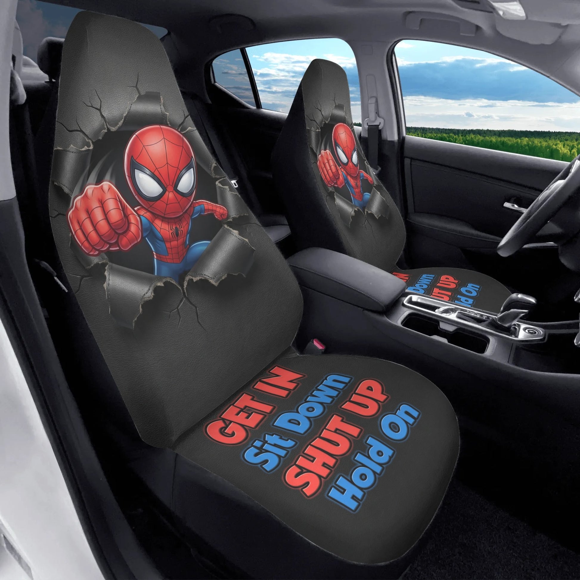 Spider-Man Car Seat Covers