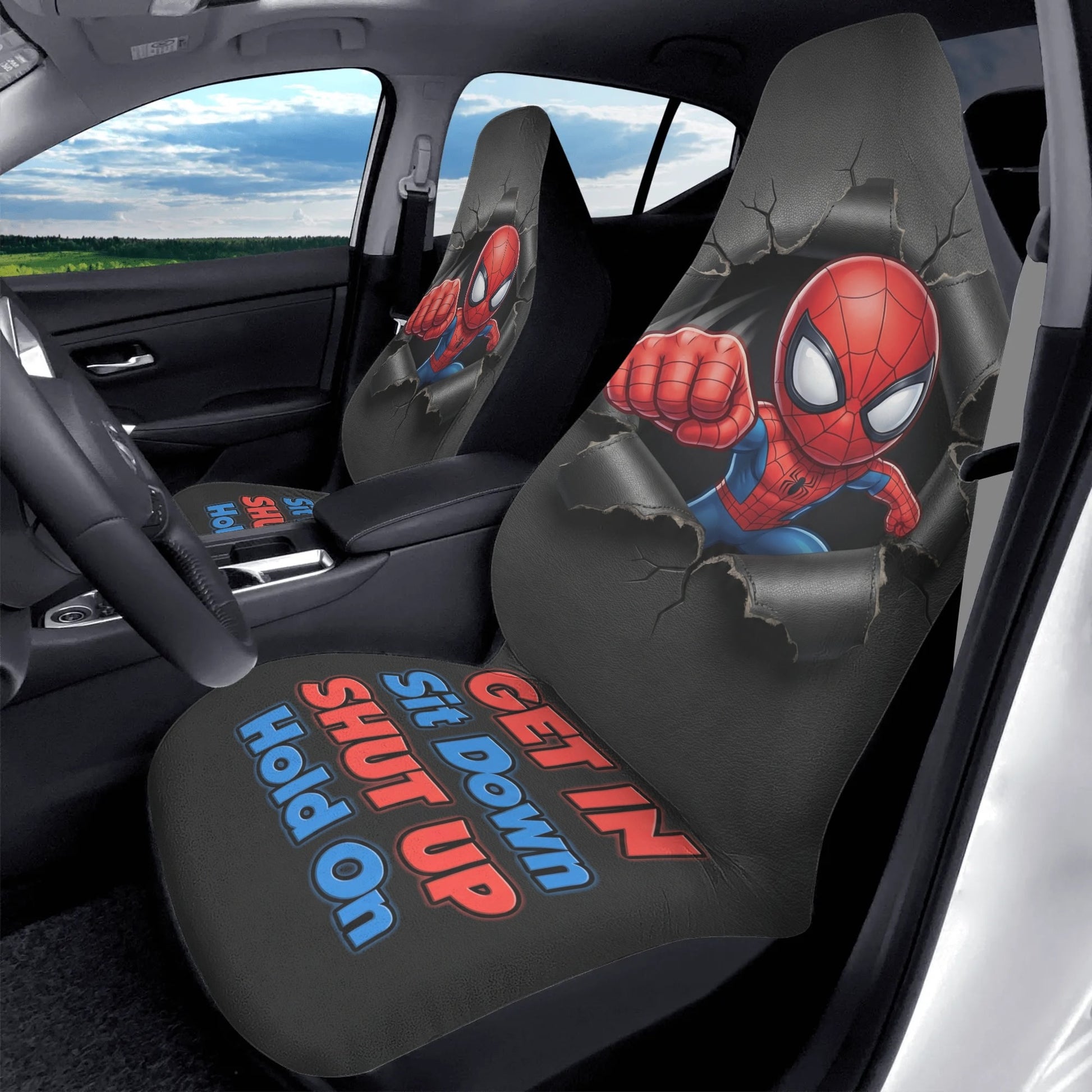 Spider-Man Car Seat Covers