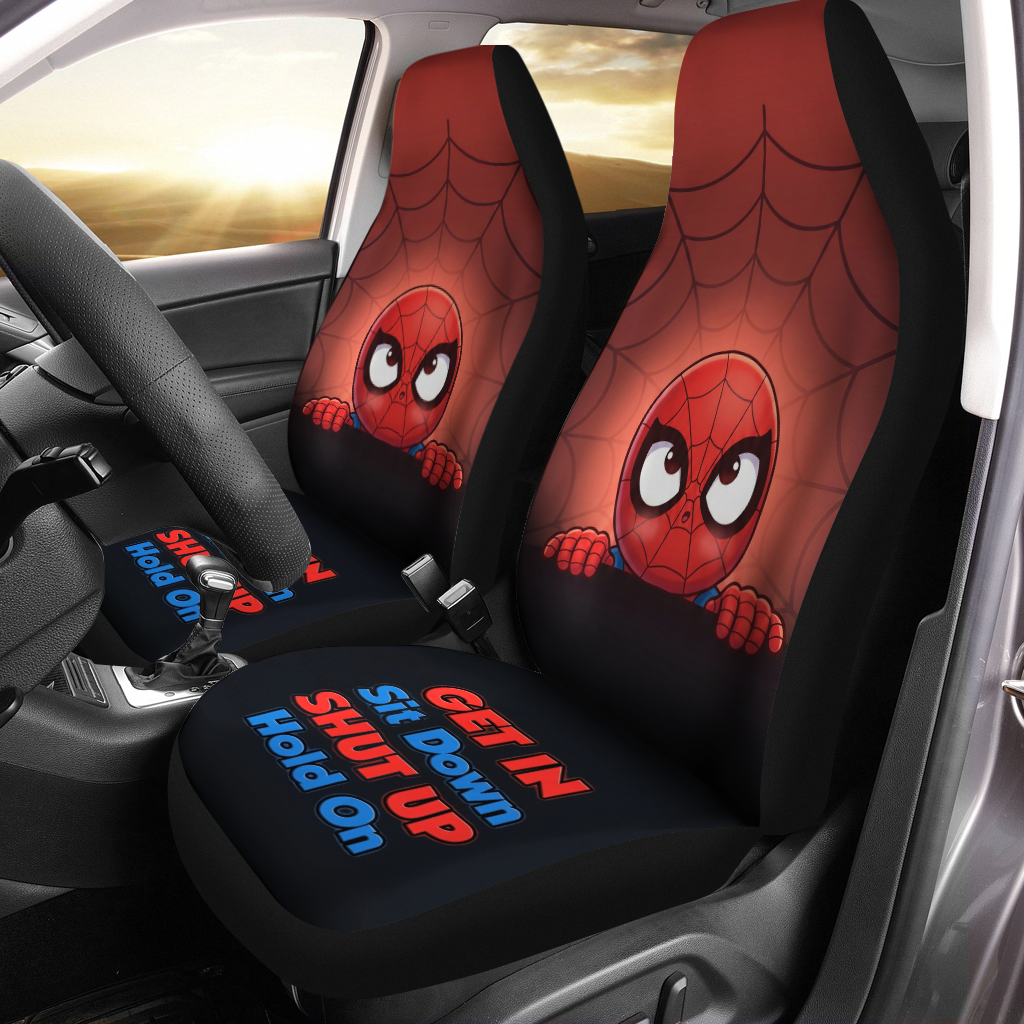 Spiderman Car Seat Covers – Durable Auto Seat Pair