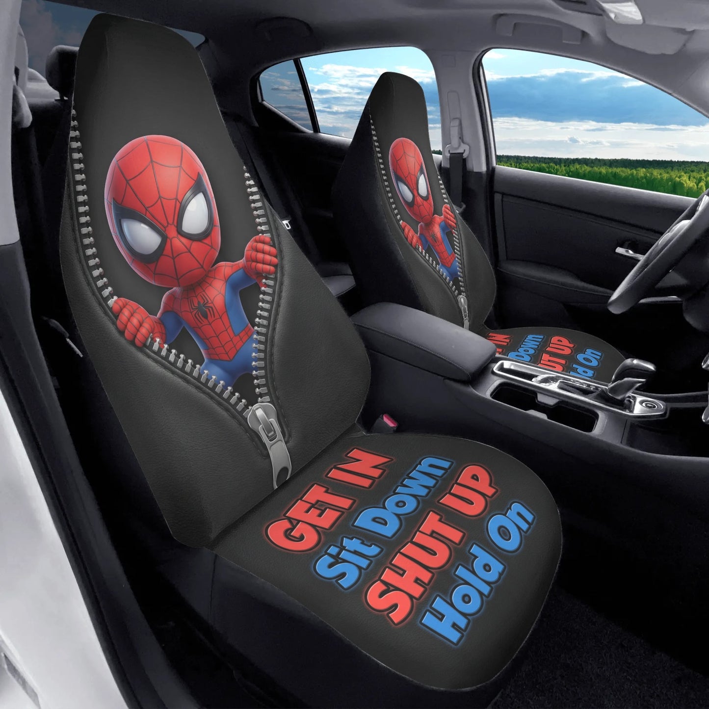 Spider-Man Car Seat Covers