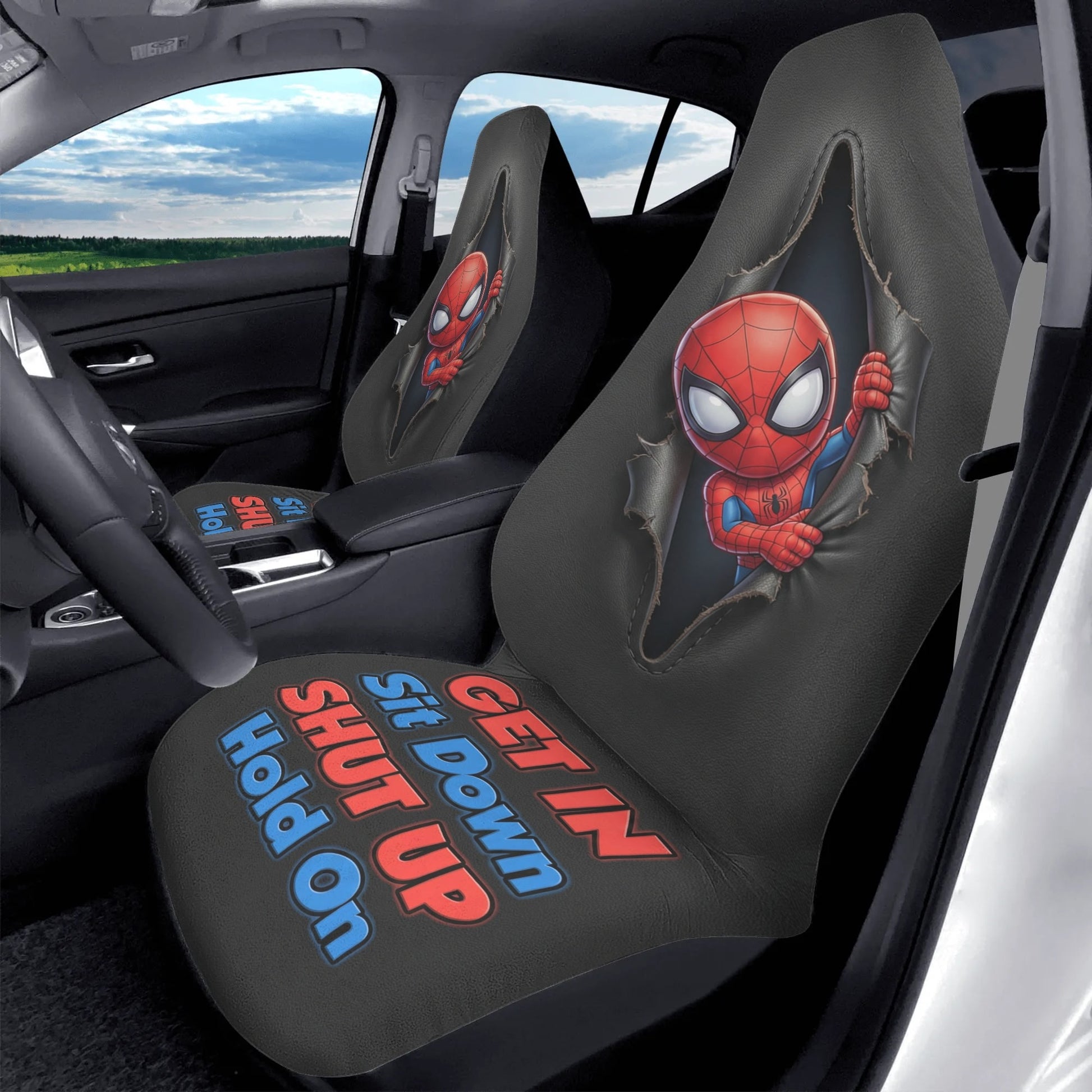 Spider-Man Car Seat Covers