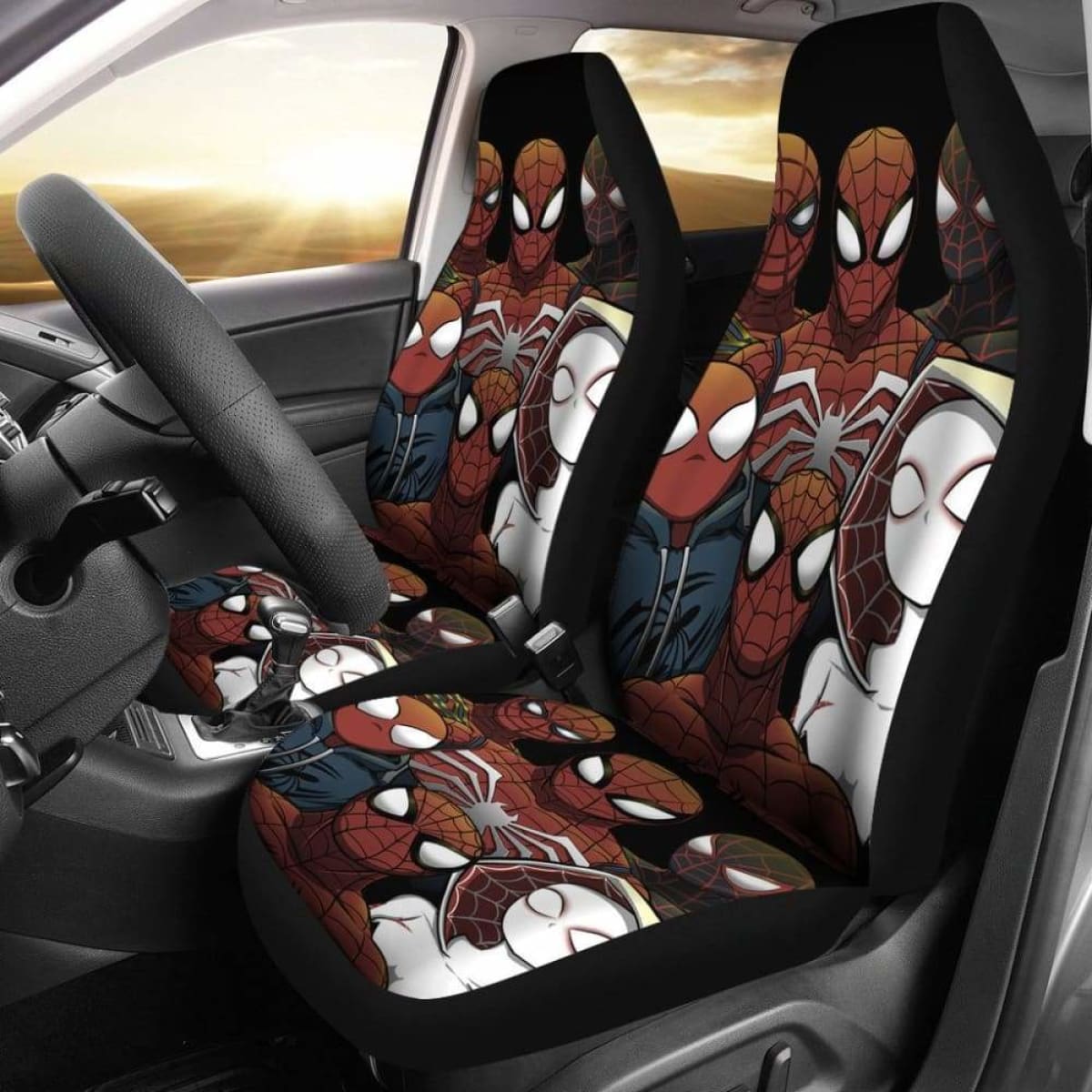 Spiderman Car Seat Covers 1 Universal Fit 051012