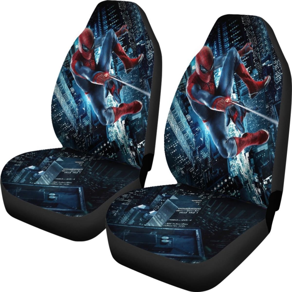 Spiderman City Night Seat Covers Amazing Best Gift Ideas 2020 Universal Fit 090505