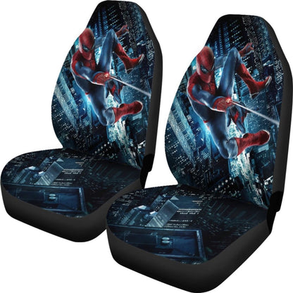 Spiderman City Night Seat Covers Amazing Best Gift Ideas 2020 Universal Fit 090505