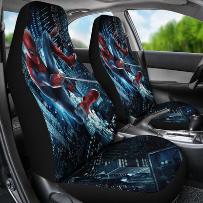Spiderman City Night Seat Covers Amazing Best Gift Ideas 2020 Universal Fit 090505