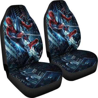 Spiderman City Night Seat Covers Amazing Best Gift Ideas 2020 Universal Fit 090505