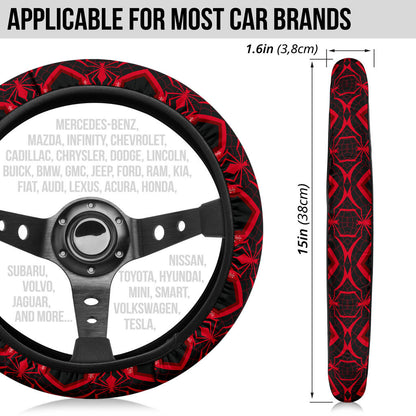 Spiderman Coming Home Premium Custom Car Steering Wheel Cover