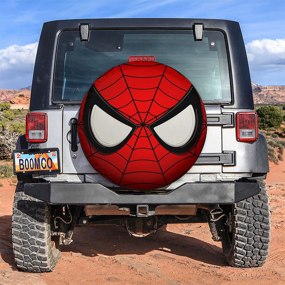 Spiderman Eyes Car Spare Tire Cover