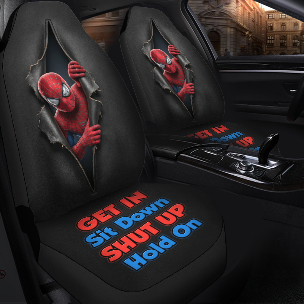 Spiderman Seat Covers – Car/SUV Front Seat Pair