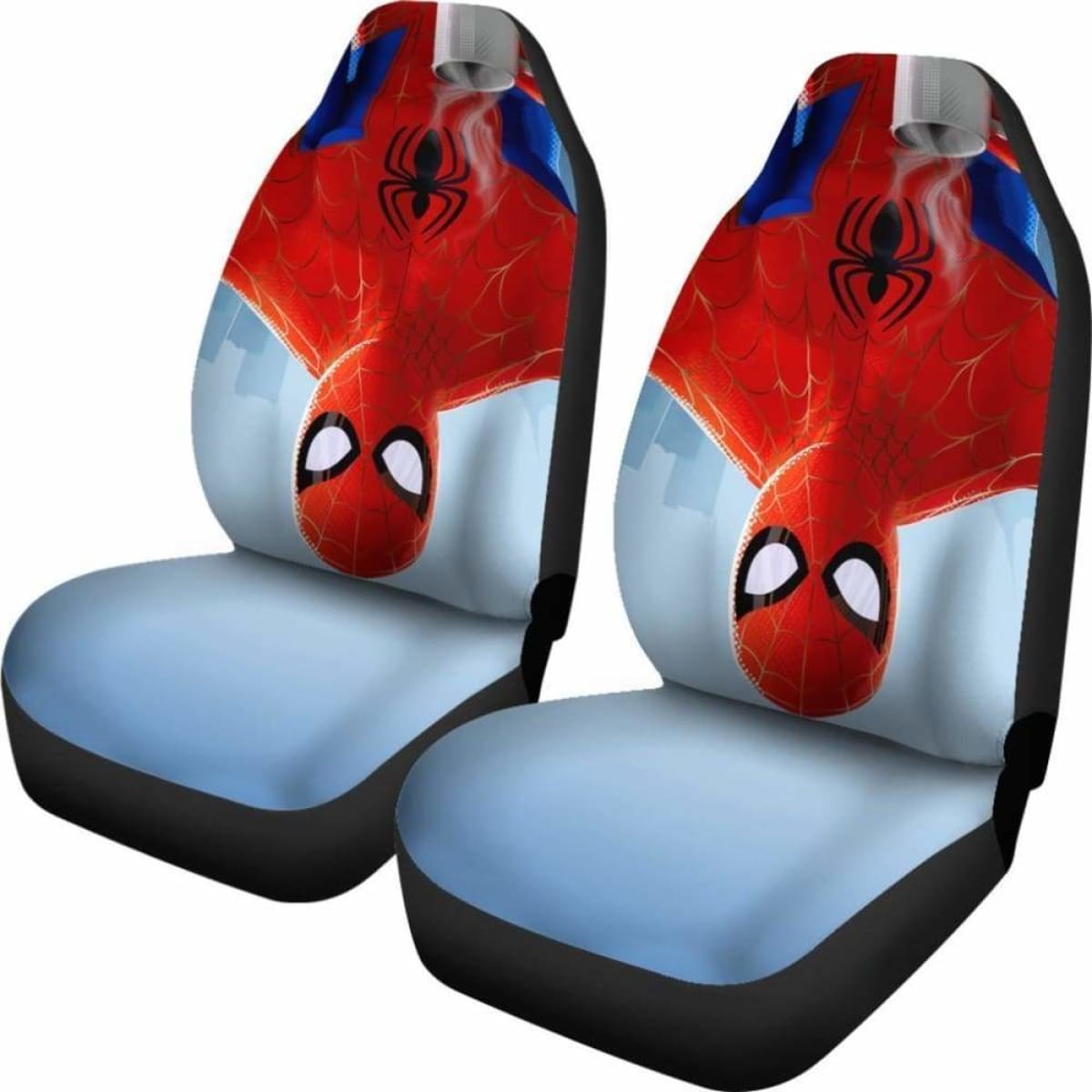 Spiderman Up Side Down Car Seat Covers Universal Fit 051012