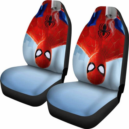 Spiderman Up Side Down Car Seat Covers Universal Fit 051012