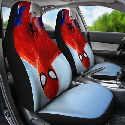 Spiderman Up Side Down Car Seat Covers Universal Fit 051012