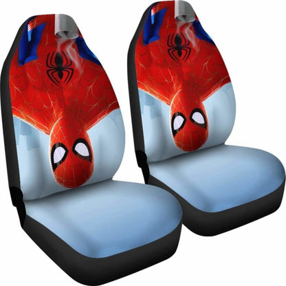 Spiderman Up Side Down Car Seat Covers Universal Fit 051012