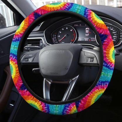 Spiral Tie Dye Steering Wheel Covers Custom Hippie Tie Dye Hippie Car Accessories