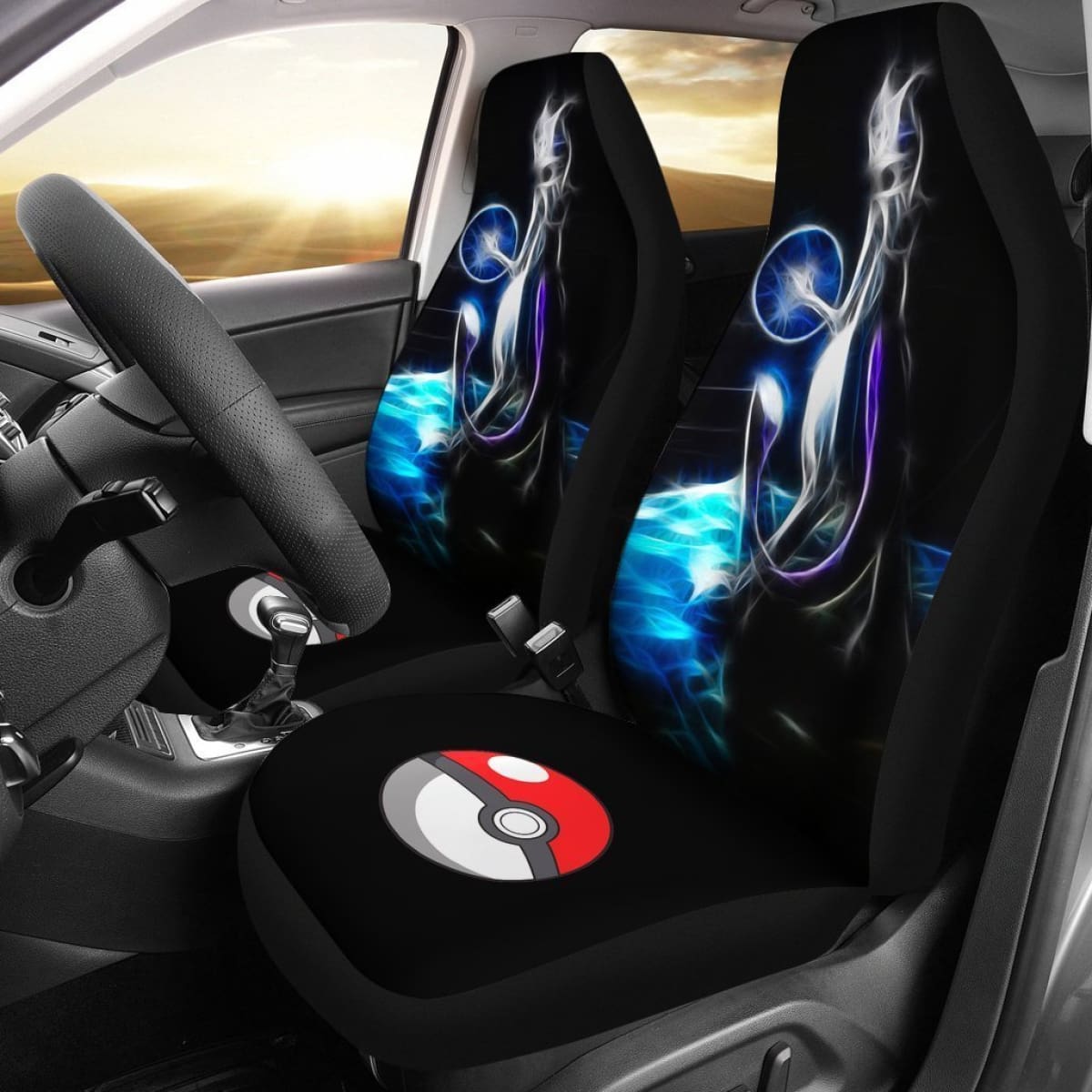 Spirit Mewtwo Pokemon Car Seat Covers Nh07 Universal Fit 225721