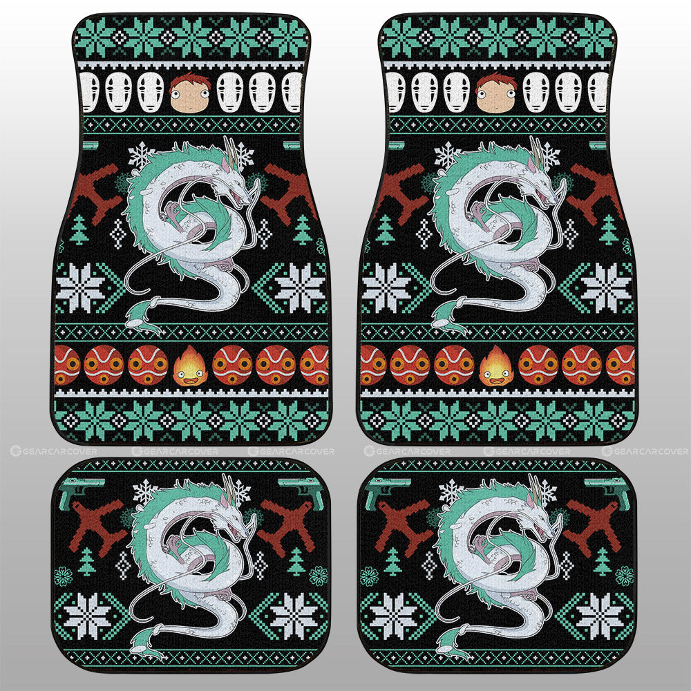 Spirited Away Haku Car Floor Mats Xmas Custom Car Accessories