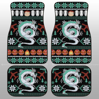 Spirited Away Haku Car Floor Mats Xmas Custom Car Accessories