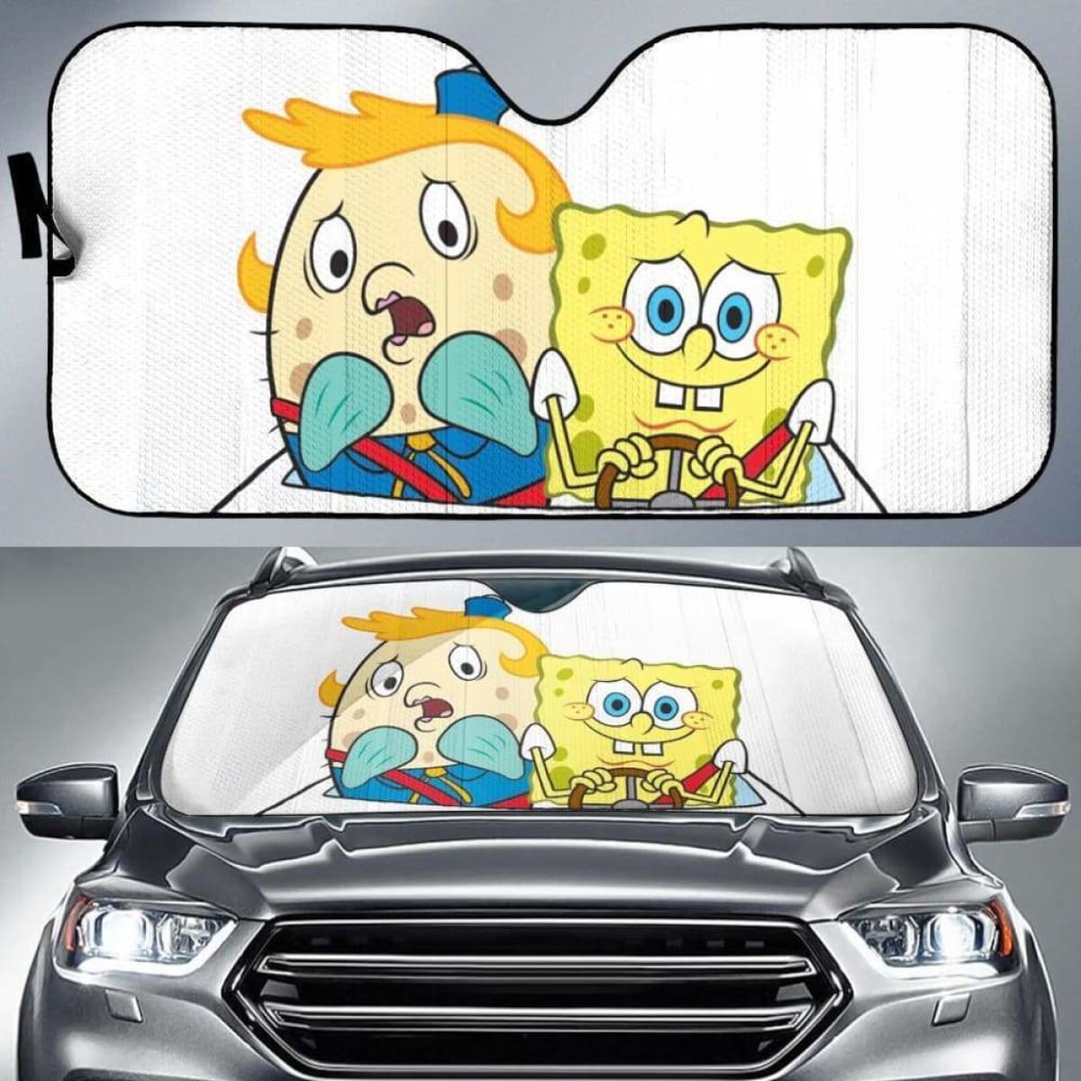 Spongebob Car Auto Sun Shades Universal Fit 051312