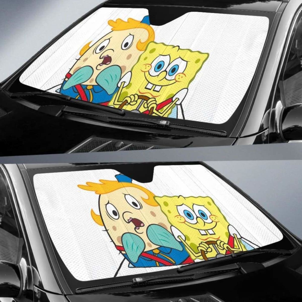 Spongebob Car Auto Sun Shades Universal Fit 051312