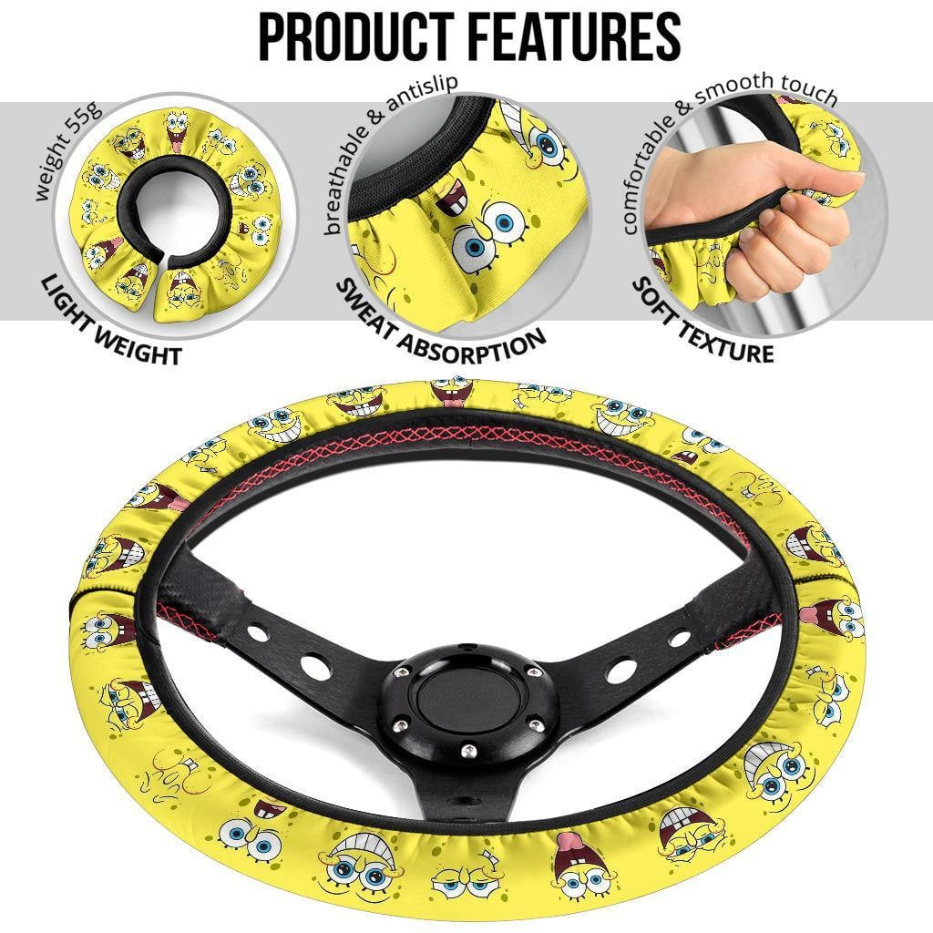 Spongebob Squarepants Anime Steering Wheel Cover