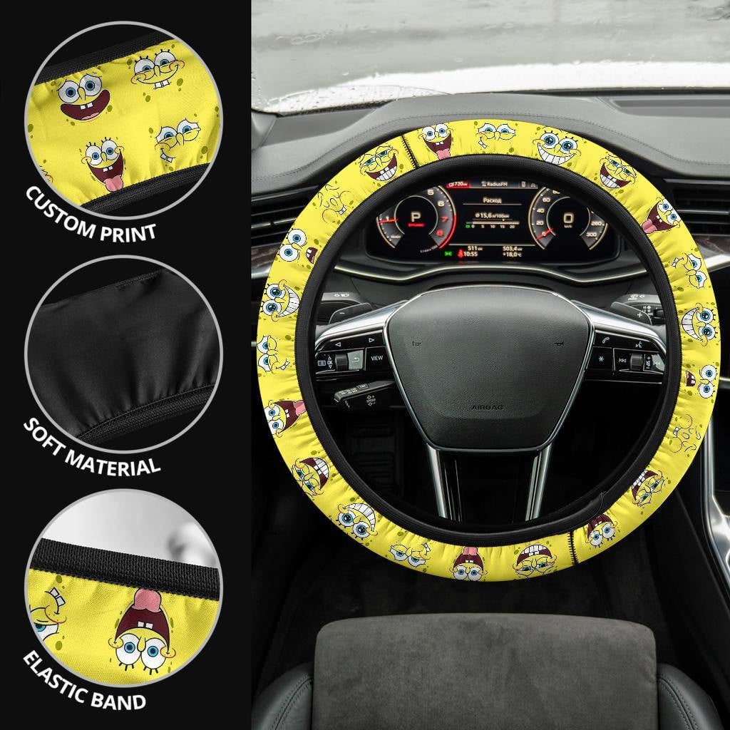 Spongebob Squarepants Anime Steering Wheel Cover
