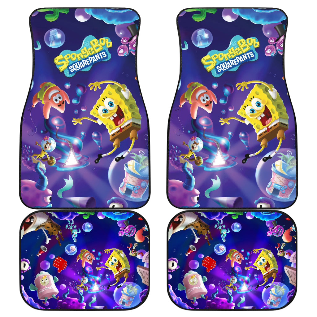 Spongebob Squarepants Car Floor Mats Custom For Fan Ci221123-06
