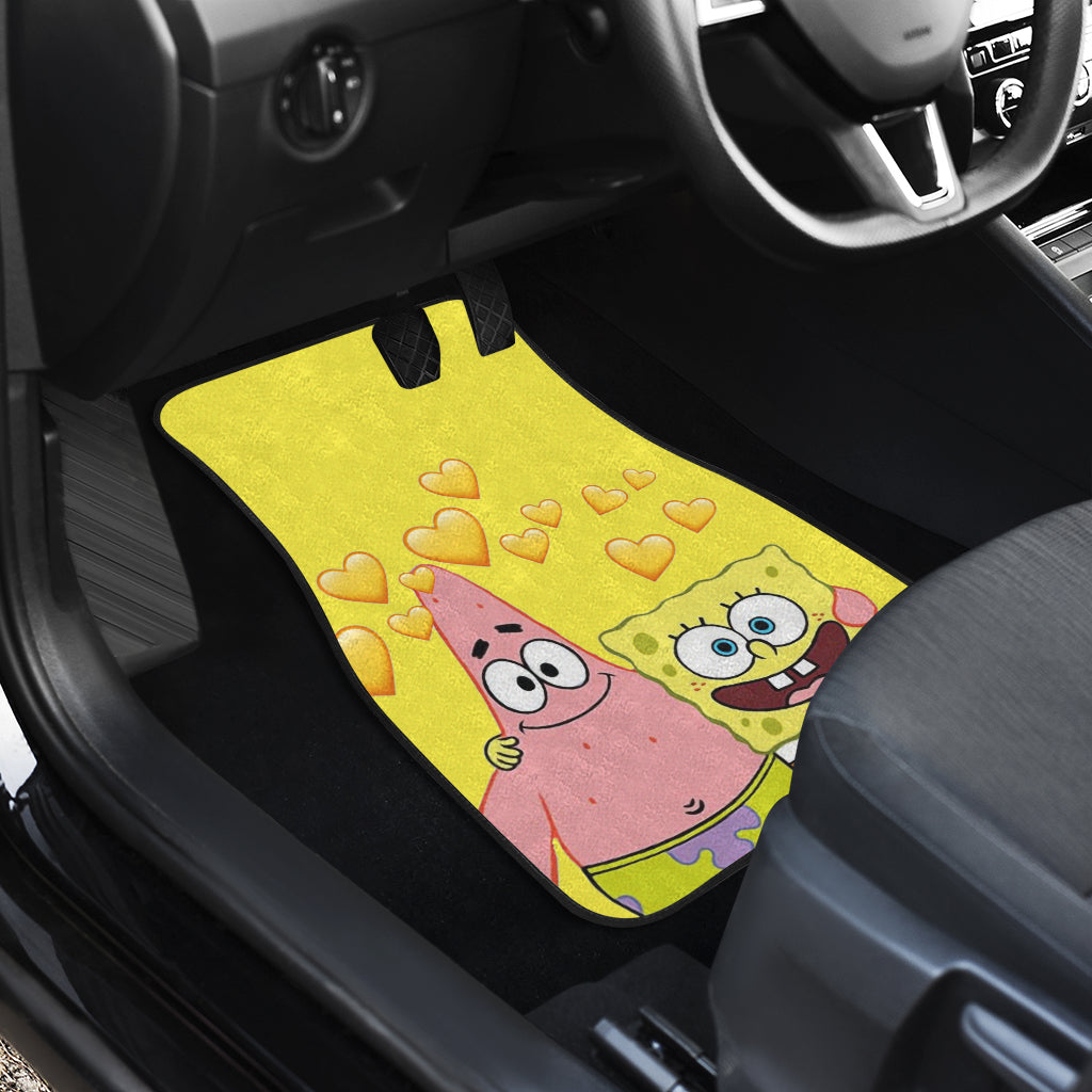 Spongebob Squarepants Car Floor Mats Custom For Fan Ci221123-01
